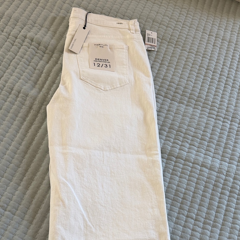 Women's White Flare Jeans